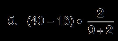 Solve using the order of operations. Round to the nearest hundredth if necessary. 1. Solve using the order of operations. Round to the nearest hundredth if necessary. 2.