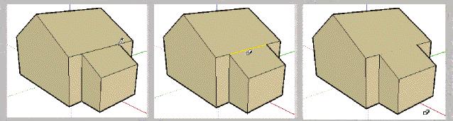 This will allow you to make the roof slope of the addition match that of the rest of the roof.