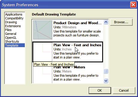 visible ground and sky; these templates help new users understand SketchUp s 3D environment.
