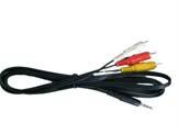 VIDEO&AUDIO input/output cable VIDEO 1 output VIDEO 2 output VIDEO signal input 5.