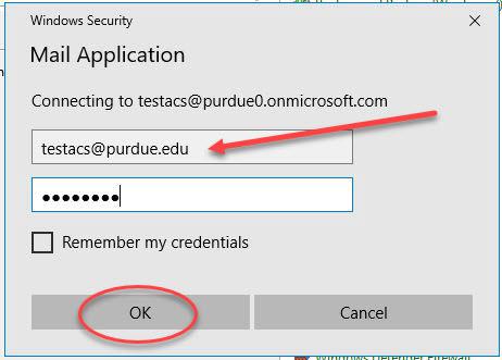 Step 3: You will now see Outlook setting up the account for your mailbox. You should be prompted to enter your password at this point.