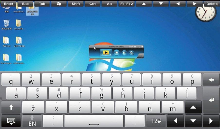 Receiver Note: You have to download the SidePad receiver on your Android/iOS device, then connect the