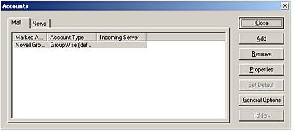 Figure 2-8: Adding an Account 4 In the Create Account dialog box, enter a name for your new account.