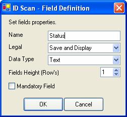 Database Management Creating a new database 8. Removing fields from the display list: Click on a field to select it and then click the left pointing Remove arrow.