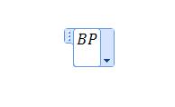 The two buttons here allow you to put mathematical symbols and equations into your document. Using these two buttons you can put Greek letters like or and equations like into your document. 2.
