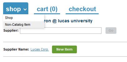Non-Catalog Orders Non-Catalog orders allow you to order any item that you cannot find in the catalogs that you have available to you.