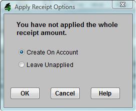 Deposit Control / Receipt Entry You have instructions on how to create deposits and receipts in the SMART Finance program.