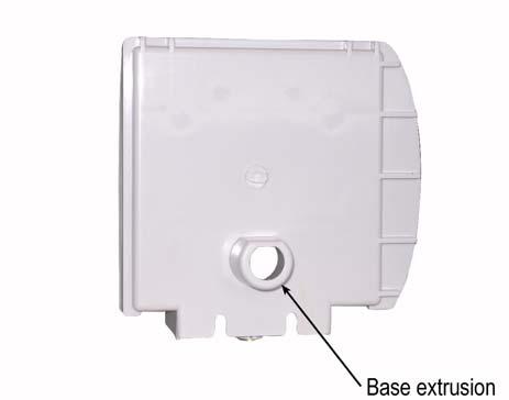 When mounting a proximity reader on an internal wall, check that any reader fixed to the other side of the wall is not less than 200 mm away.