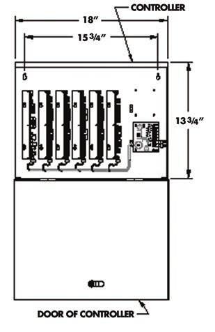 WALL MOUNT CONTROLLERS SPECIFICATIONS Input Power 2-door controller 2 amps 2-door POE - 15/30 watts 8-door controller 2 amps 16-door controller 10 amps Relay Outputs Form-C