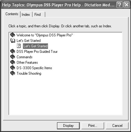 Using Online Help Using Online Help For information on the DSS Player usage and features, refer to the online Help.