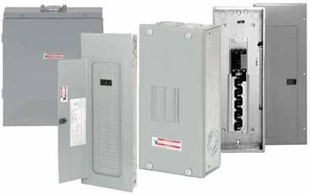 .2 Loadcenters and Circuit Breakers Overview Product Selection Guide BR Loadcenters Description Service Single-phase, three-wire, 20/240 Vac Short-Circuit Current Rating 0 kaic: All single- and
