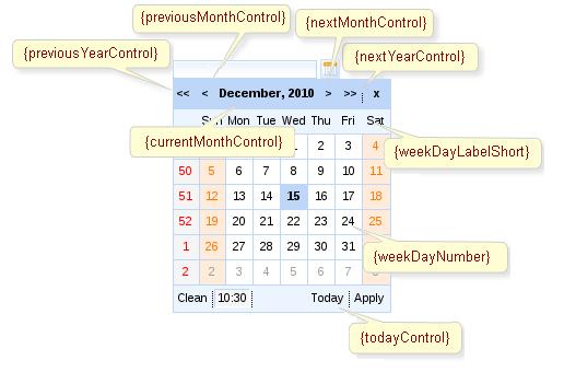 Behavior and appearance To add keyboard support for manual input, set enablemanualinput="true". To disable the calendar from any user input, set disabled="true".