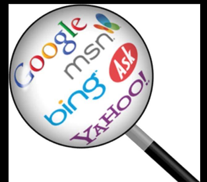 SEARCH ENGINES o Websites that
