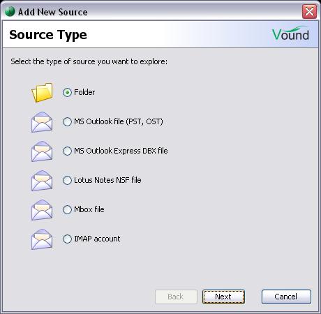 4 Adding sources Sources are added to Intella with the Add New Source wizard. You can start this wizard by clicking CTRL+N.