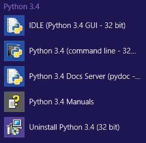 11 5 Click on Next to begin copying files onto your computer then click the Finish button to complete the installation Upon completion the Python group is added to your Start/ Apps menu.