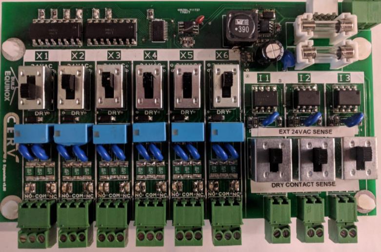 Expansion Board Option An additional 3 Input Channels and 6 Output Channels for wired