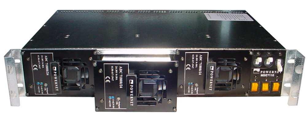 MSR 2400R Rugged Power System for Military and Heavy Duty Applications 2400 W modular power system Power supply or battery charging systems Parallel n+1 connection, up to 90A Series connection, up to