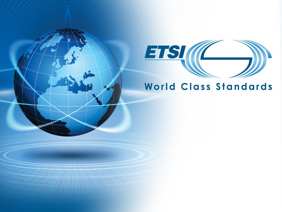 More information: NFV Technology Page (information) http://www.etsi.