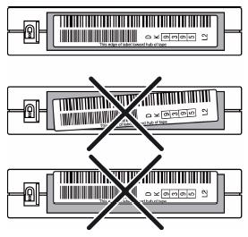 IMPORTANT: The misuse and misunderstanding of bar code technology can result in backup and restore failures.