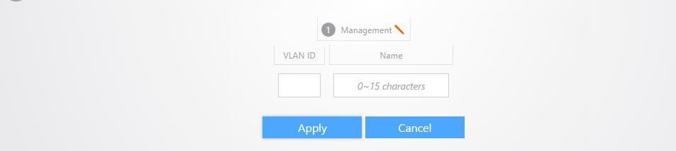 Under the Manage VLANs section you can click Add to input a new VLAN ID number and name.