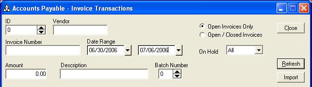 3 INVOICES Modifying Invoices Modifying Invoices To modify an invoice that has not been paid and is in an open accounting period: 1. On the Module menu, point to Accounts Payable and click Invoices.