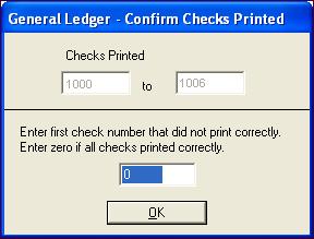 Click the Print icon to print the checks and stubs. 7.