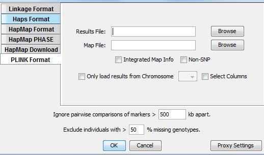 Step 9B: Configuring Haploview Click on Browse next to