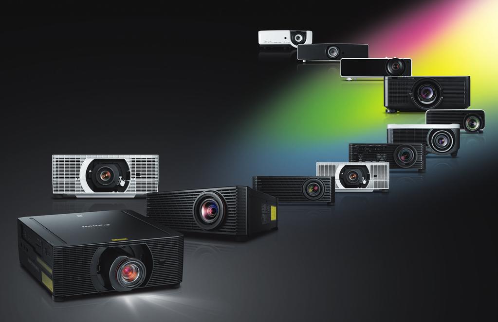 BRING CONTENT TO LIFE WITH CANON S AWARD-WINNING LINE OF PROJECTORS Canon, LX and LV-Series projectors are engineered to meet the exacting requirements of professionals who accept nothing but the