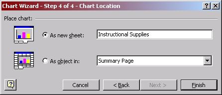 6. Data Table - On the Data Table tab, you can choose to show the data table below the graph and attached to the graph. Click NEXT to go to Step 4 