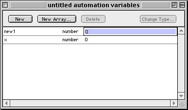 OPENLAB To edit the variable's value 1. Double-click on the value section of the required entry to highlight it. 2.