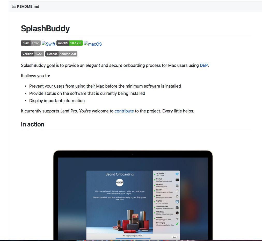 Get SplashBuddy Firstly, head over to the SplashBuddy GitHub page and download the latest stable release. https://github.com/shufflepuck/splashbuddy/releases Modify index.