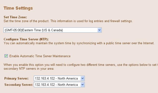 5. Configuring Your Arion 3001-4 General Setup 5.1. System 5.1.1. Time Zone Set the proper time zone and the configure time server for the Arion 3001-4.