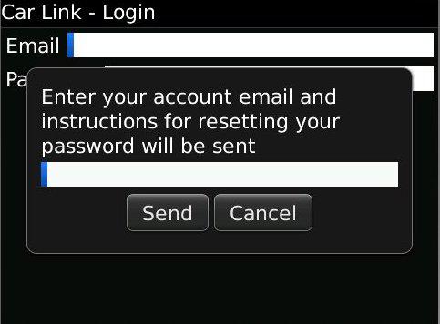 Logout Even if you close the CarLink App you will remain logged in until manually logged out.