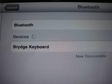 Step 4:Click on [Bluetooth] to turn on the connection.