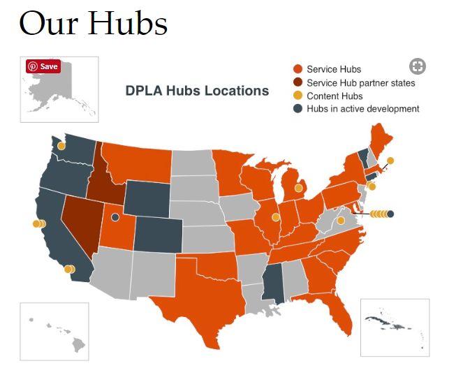 How does content get into DPLA? Content Hubs are large libraries, museums, archives, or other digital repositories that maintain a direct relationship with DPLA.