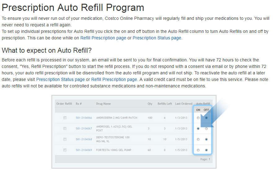 If they do not, the refill will not be placed and will be removed from auto-fill.