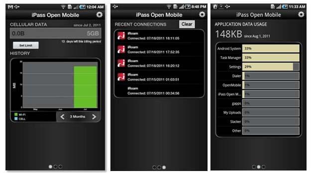 Using Open Mobile Cellular Data Usage Alerts Open Mobile can send alerts when the user is close to reaching the monthly cellular data limit. To set the cellular data limit: 1.