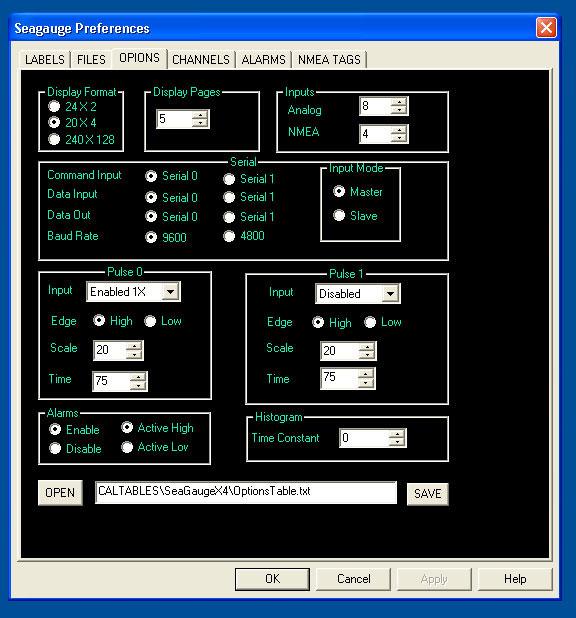 vgauge configuration All vgauge options can be set from preference dialog and saved to selected file for