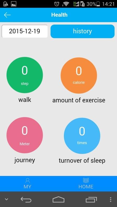 (1)Walk, Amount of Exercise, Journey Equipped with a 3D sensor, the watch can count steps (walk) of watch users and calculate the corresponding distance (journey) and calorie consumption (amount of