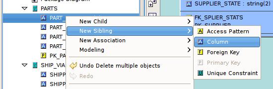 highlighted for renaming. 4.1.2. New Sibling Action To create new sibling model objects in the Section 10.2.1, Model Explorer View : Step 1 - Select the object to which you want to add a sibling.