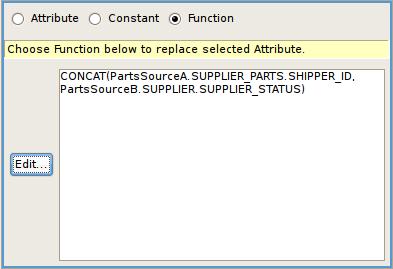Function to add a function. If you click the Function radio button, the Predicate Editor looks like this: Figure 4.17.