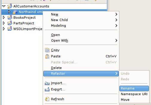 Chapter 6. Editing Models and Projects Teiid Designer offers three basic model edit actions: Rename, Move and Save As... and one project-related action, Clone Project.