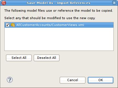 Chapter 6. Editing Models and... Figure 6.7. Save Model As Dialog 6.4.