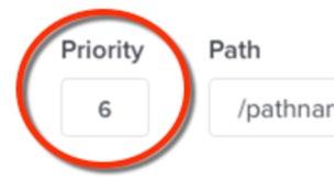 There are three ways to set path priority: Drag and Drop: Hover over a single entry in the path table to enable the row