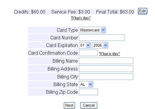 Figure 22 If you wish to cancel this transaction, you can do so by clicking on Cancel. You will be prompted for a confirmation to cancel the transaction (Figure 23).