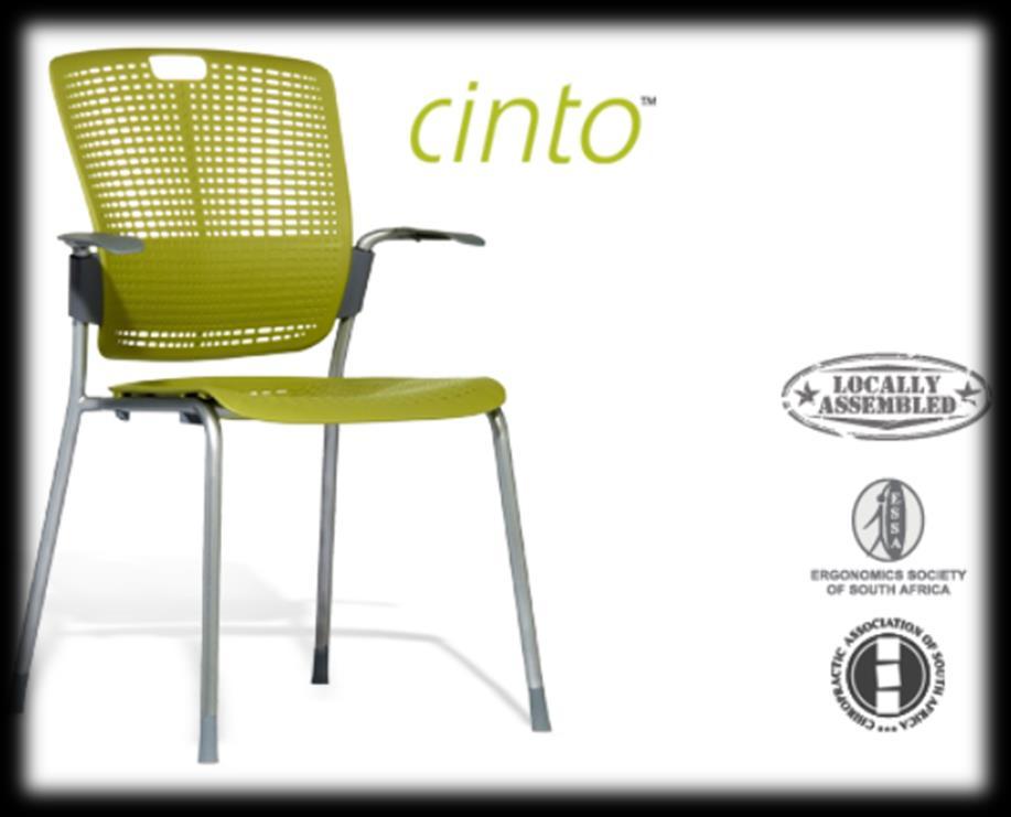 Cinto chair *LIFETIME GUARANTEE Cinto achieves the impossible... a stacking chair that's completely comfortable.