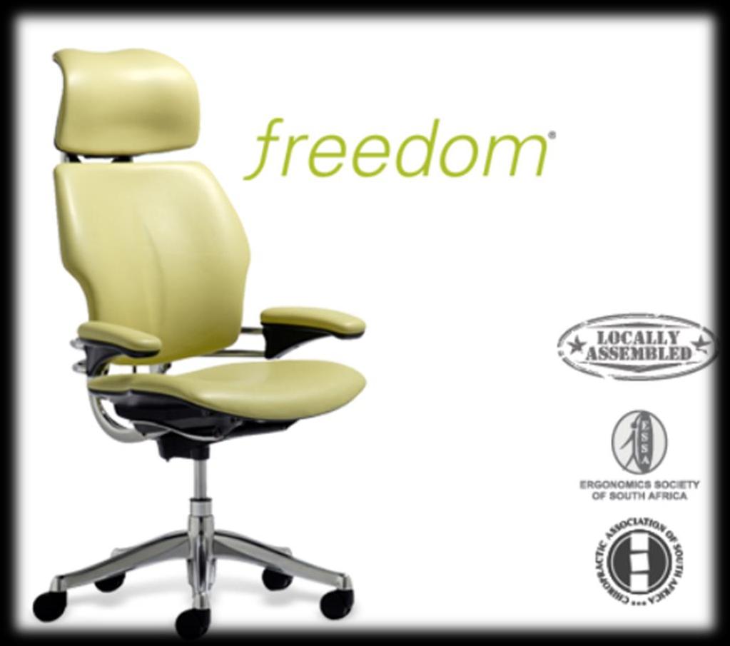 Freedom Chair *LIFETIME GUARANTEE Winner of 10 international design awards for its many revolutionary features and unparalleled ease of use, Freedom's groundbreaking design is the gold standard by