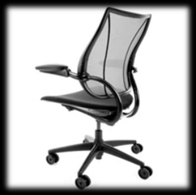 Liberty Chair *LIFETIME GUARANTEE Features: 1 - Self-adjusting recline 2 - Pivoting Backrest 3 -
