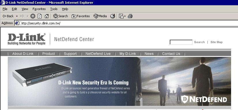 Apply for a D-Link Membership2 You need to visit D-Link NetDefend Security Portal, which