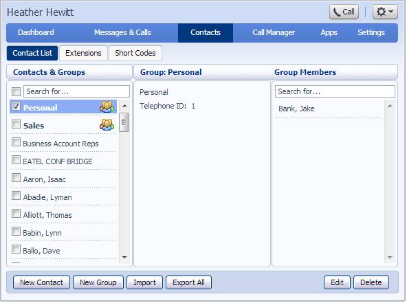 Select any contacts you want to be in the group from the list on the right hand side.